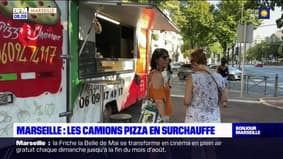 Marseille: les camions pizza en surchauffe avec la chaleur