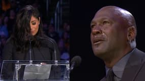Kobe Bryant: les discours émouvants de son épouse et de son ami Michael Jordan lors d'un ultime hommage 