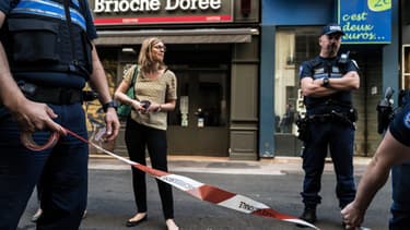 Les lieux de l'explosion.
