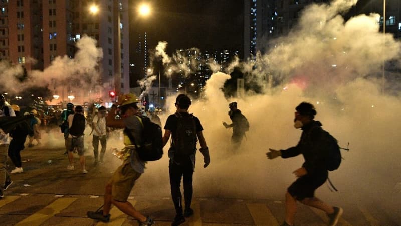 De nouvelles manifestations ont eu lieu à Hong-Kong dimanche 11 août 2019 - Anthony WALLACE / AFP
