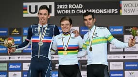 Christophe Laporte médaillé d'argent des Mondiaux. 