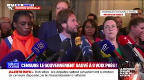 Boris Vallaud (PS): "Quand le compte n'y est pas, on retire sa réforme plutôt que de faire le choix de brutaliser les Français"