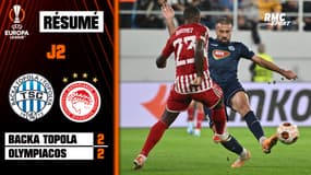 Résumé : Backa Topola 2-2 Olympiacos - Ligue Europa (2e journée)