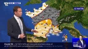 Beaucoup de pluie prévue sur la moitié du pays ce mardi