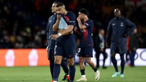 Kylian Mbappé après la défaite du PSG en quart de finale aller de Ligue des champions, 10 avril 2024