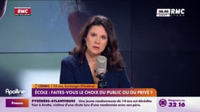 Cédric explique son choix d'avoir mis sa fille ainée dans un collège privé plutôt que public