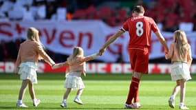 Steven Gerrard et ses filles