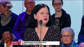 "J'ai pris cette décision, avec les médicaments, parce qu'il était très lourd. Je ne pouvais plus m'en occuper, je n'y arrivais plus..." Anne Ratier, auteur de "Comment j'ai offert la mort à mon fils" #GGRMC 