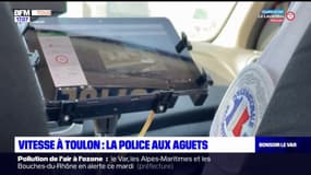 Toulon: les policiers contrôlent la vitesse des automobilistes 