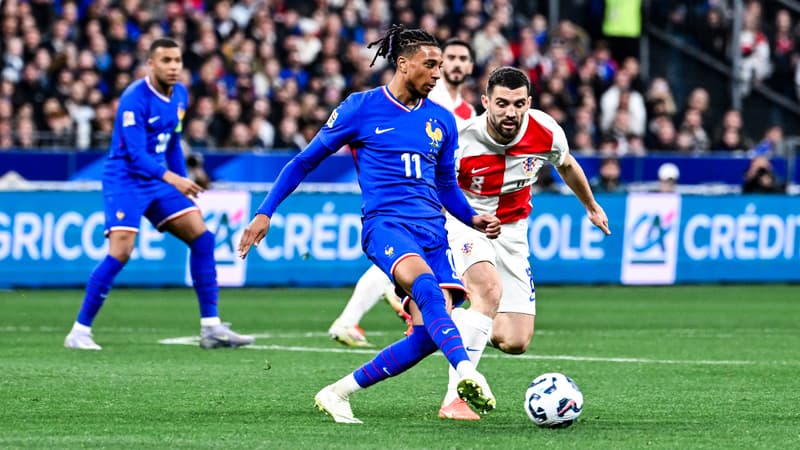 France-Croatie: "Il a été étincelant", Deschamps encense Olise (mais refuse de le comparer à Griezmann)