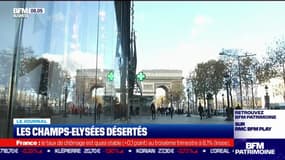 Les Champs-Elysées désertés