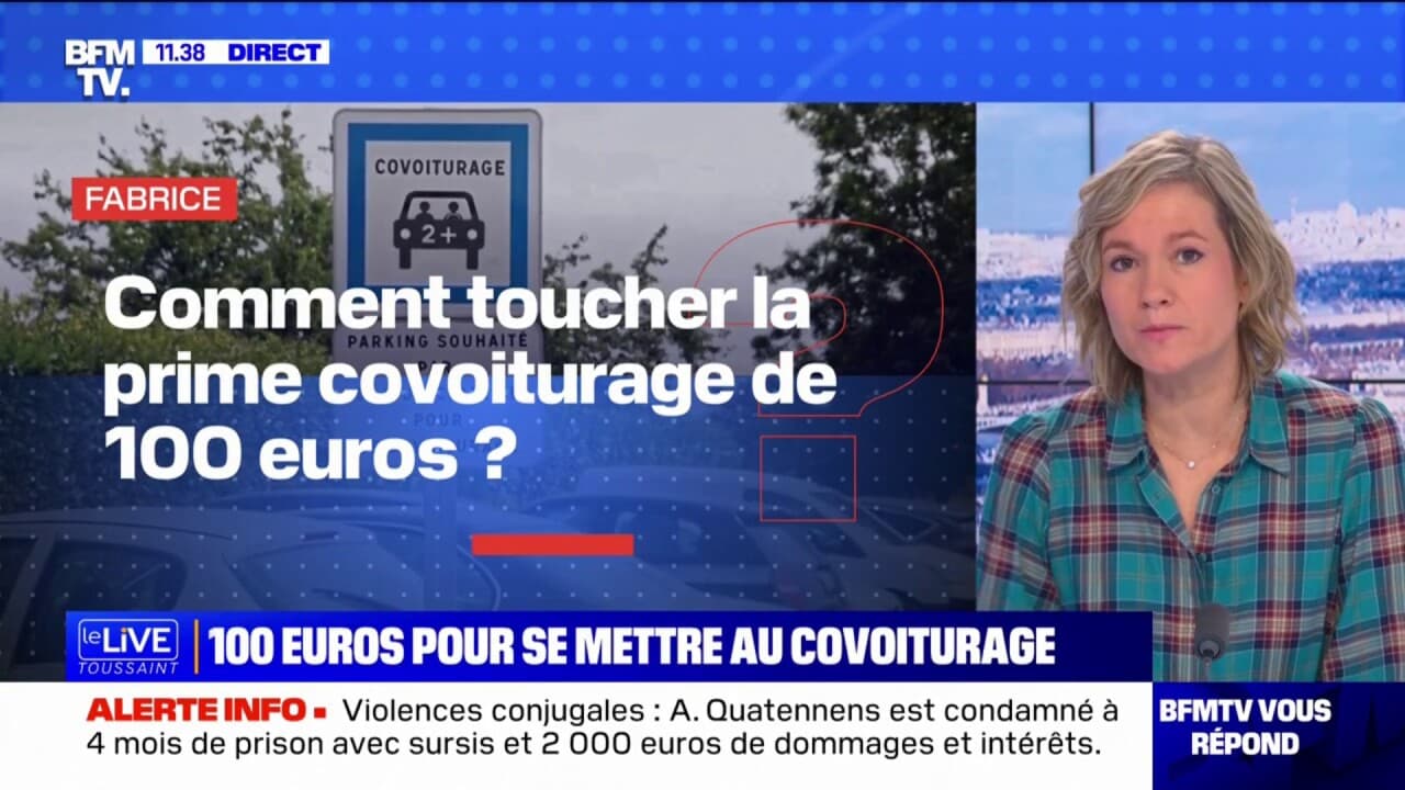 Comment Toucher La Prime De Covoiturage De 100 Euros? BFMTV Répond à ...