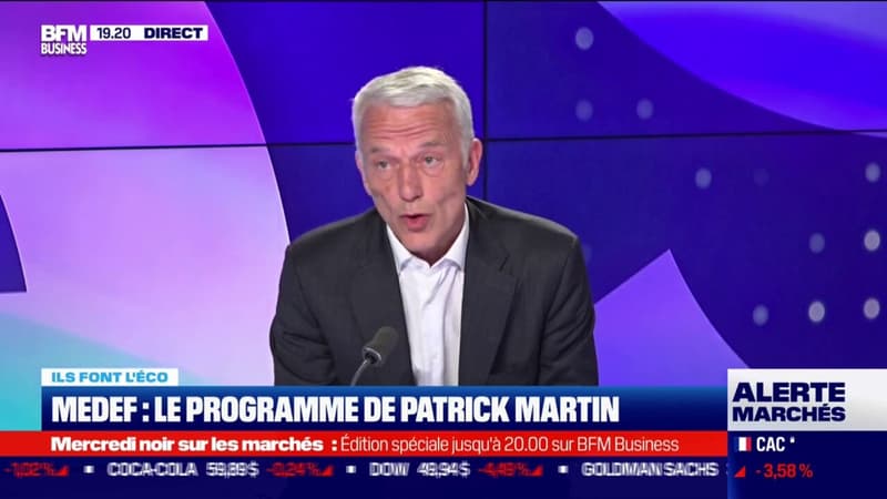 Patrick Martin est candidat à la présidence du MEDEF