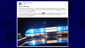 Eure: la gendarmerie recherche les témoins d'un accident mortel sur l'A13