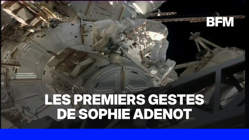 Sophie Adenot: les premiers gestes de l'astronaute française dans l'espace