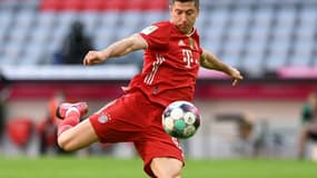 Le cannonier du Bayern Robert Lewandowski