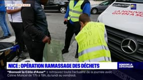 Nice: opération ramassage des déchets par des jeunes de quartiers