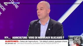 Colère des agriculteurs: "Penser que d'ici 15 jours tout s'achèvera est une erreur, ce ne sera pas le cas" pour Arnaud Rousseau