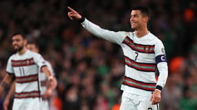 Cristiano Ronaldo avec le Portugal, le 11 novembre 2021