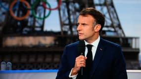 Emmanuel Macron sur France 2 le 23 juillet 2024