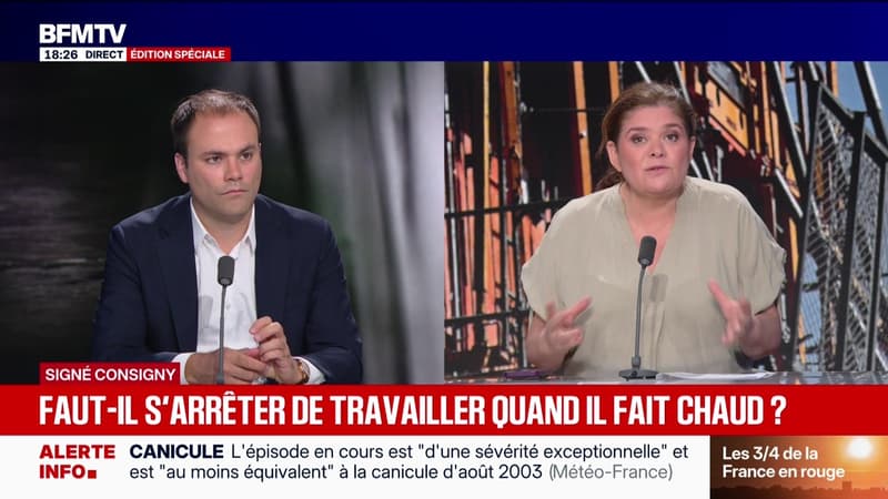 SIGNÉ CONSIGNY - Faut-il s'arrêter de travailler quand il fait chaud ? - 24/06