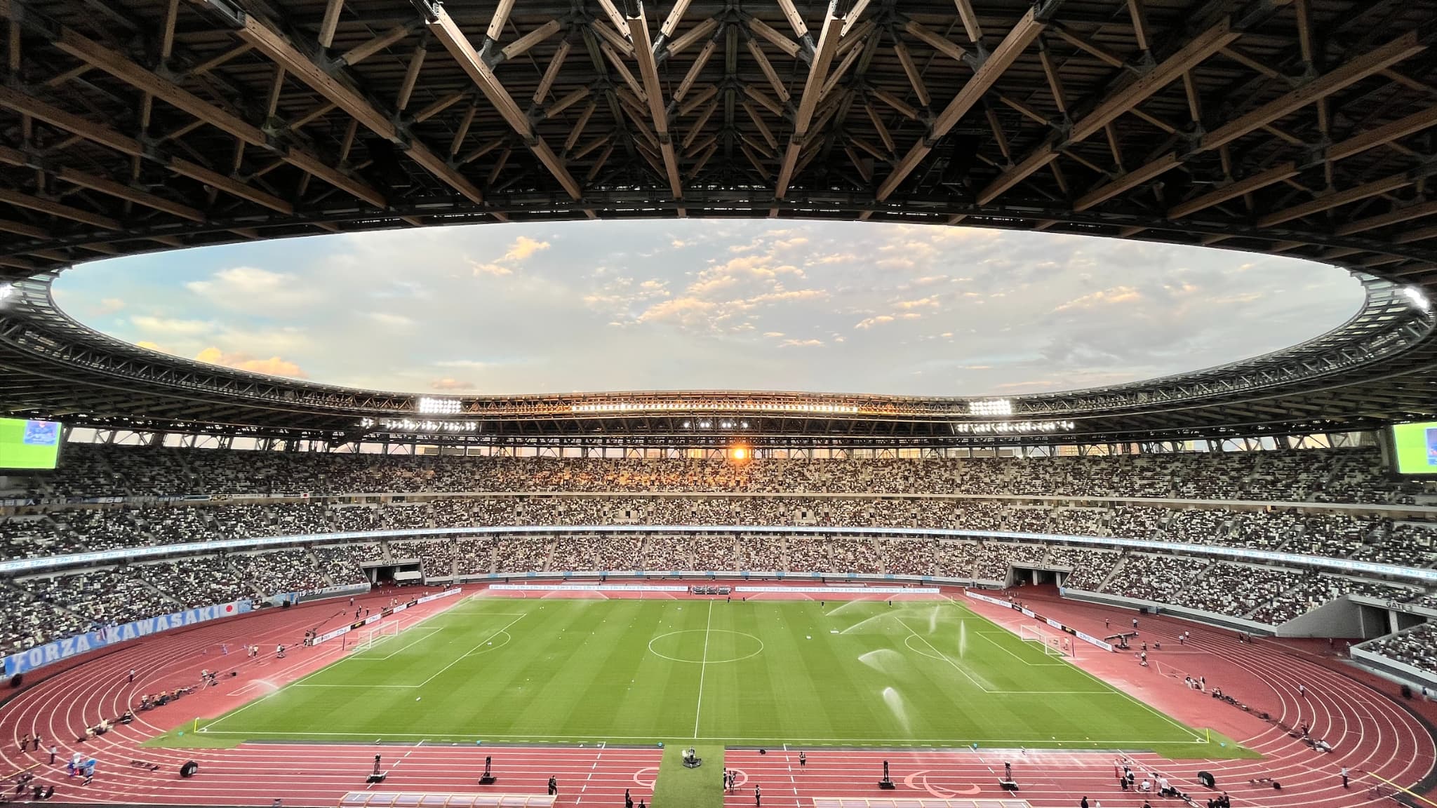 Le stade national du Japon avant l'amical du PSG