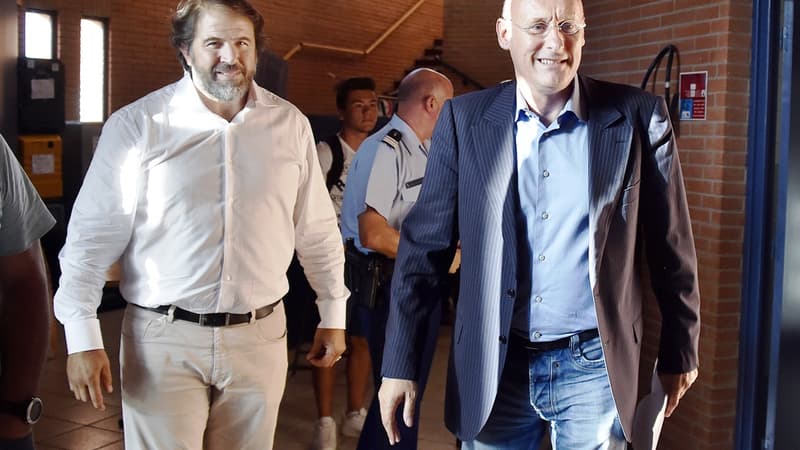 Serge Simon et Bernard Laporte