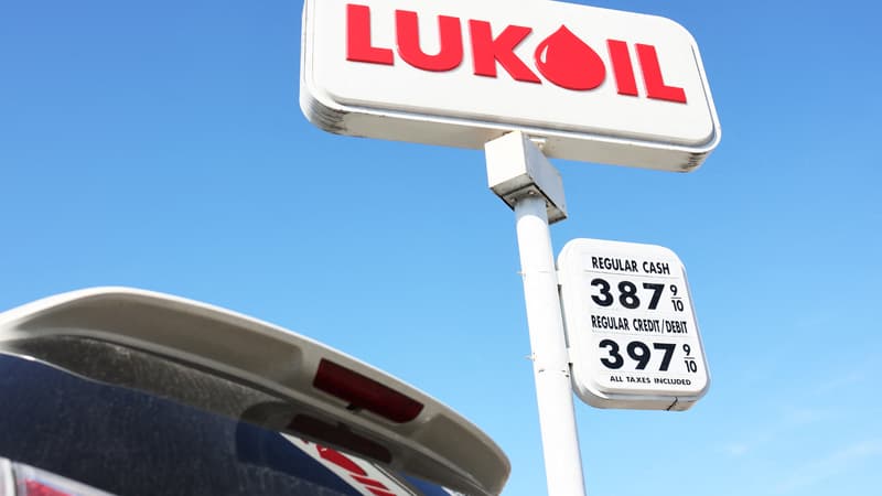Le logo de la firme Lukoil - Image d'illustration 