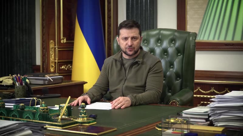 Zelensky s'est adressé aux Ukrainiens dans une vidéo publiée dans la nuit de mardi à mercredi. 