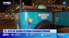 Paris: des kits pour être visibles sur les routes distribués avant le changement d'heure