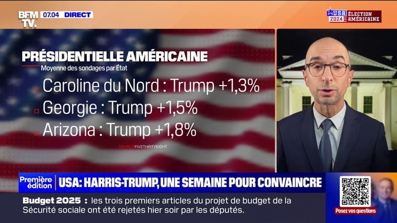 Présidentielle américaine: à sept jours de l'élection, que disent les sondages?