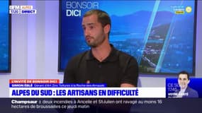 Artisanat: Simon Éblé, gérant d'Art Zinc Toitures à la Roche-des-Arnauds, reconnaît que "les difficultés sont réelles"