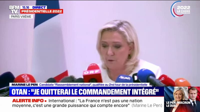 Marine Le Pen militera pour un 