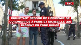 Inquiétant rebond de l’épidémie de coronavirus à Paris et Marseille qui passent en zone rouge 