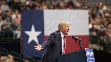 Donald Trump a fait le show, lundi 14 septembre, à Dallas.