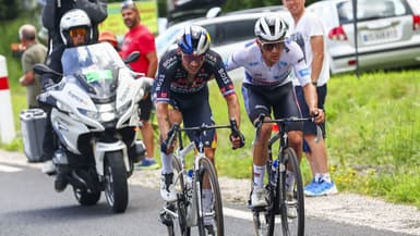 Primoz Roglic et Remco Evenepoel sur le Tour de France 2024