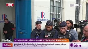 Censure : les Républicains se déchirent à nouveau 