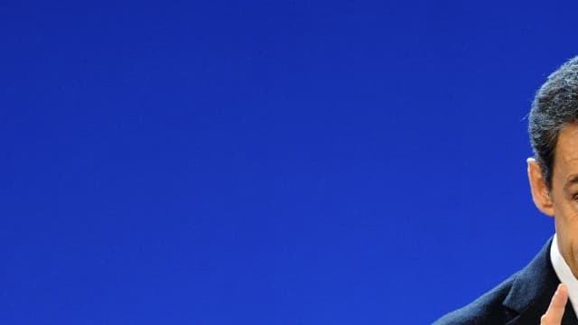 Nicolas Sarkozy, lors de sa campagne de 2007