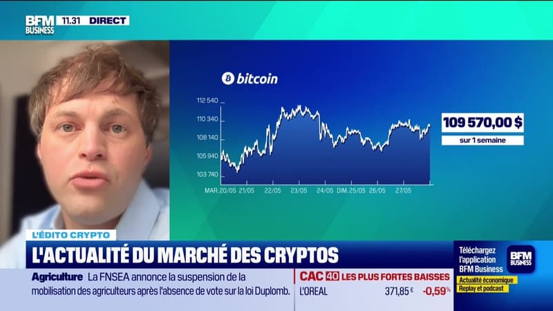 L'édito crypto : L'actualité du marché des cryptos - 27/05