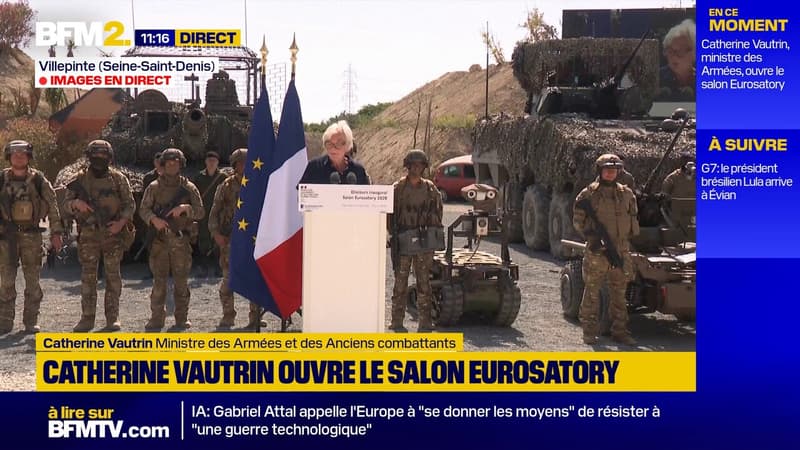 Catherine Vautrin salue "l'accord annoncé cette nuit" entre les États-Unis et l'Iran