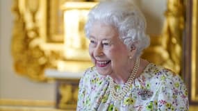 La reine Elizabeth II, le 23 mars 2022 au château de Windsor