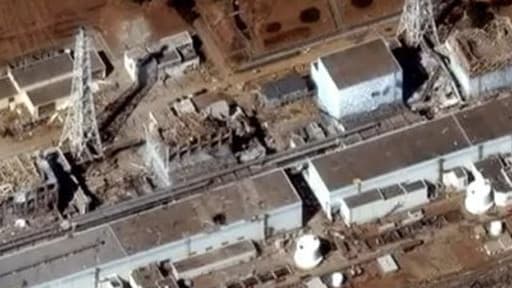 La centrale de Fukushima en mars 2011, peu après la catastrophe.