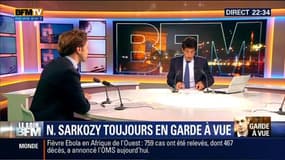 Le Soir BFM: Trafic d'influence présumé: Nicolas Sarkozy est toujours en garde à vue - 01/07 1/4