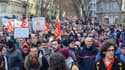Des dizaines de milliers de Lyonnais ont marché contre le projet de réforme des retraites le 31 janvier 2023.