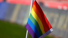 Un drapeau arc-en-ciel