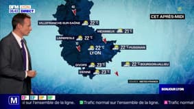 Météo Rhône: les températures remontent ce vendredi, jusqu'à 22°C attendus à Villefranche-sur-Saône