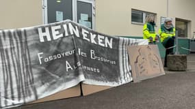 La grève se poursuit à la brasserie Heineken de Schiltigheim.