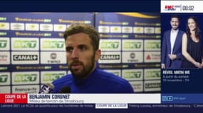 Corgnet (Strasbourg) : « La Coupe de la Ligue ? On peut se retrouver rapidement en finale donc c’est important »