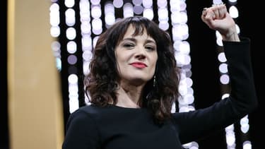 Asia Argento à Cannes, le 19 mai 2018