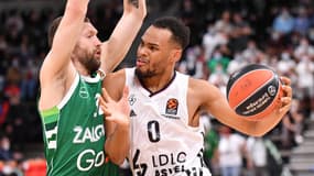 Elie Okobo lors de ASVEL-Kaunas